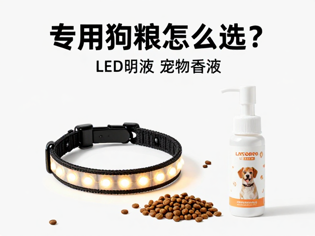 专用狗粮怎么选？LED发光项圈与宠物香波搭配指南