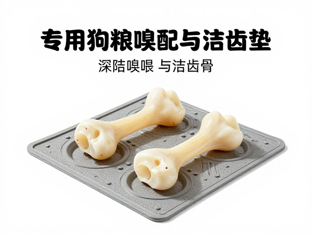 专用狗粮搭配嗅闻垫与洁齿骨,科学喂养攻略