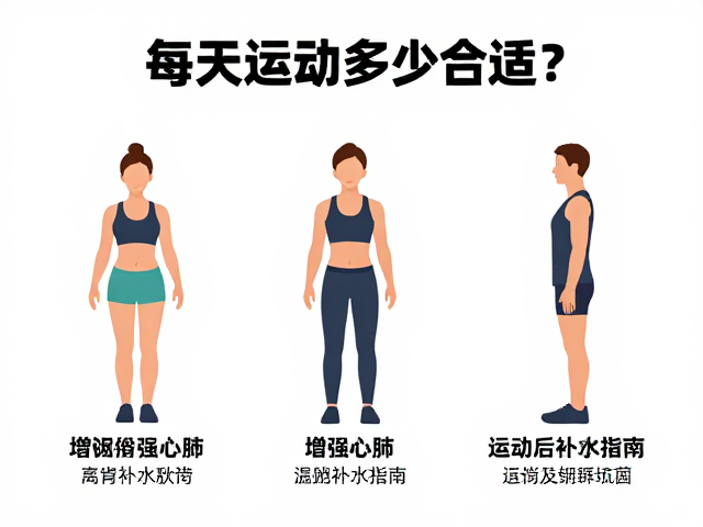 每天运动多少合适?增强心肺,运动后补水指南