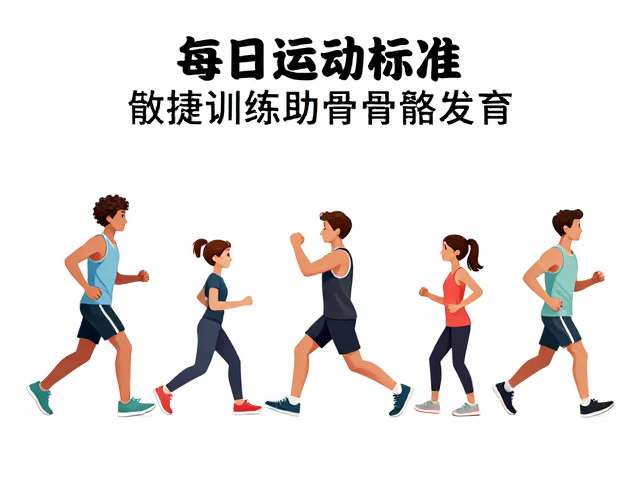 每日运动标准,敏捷训练助骨骼发育,科学健身指南