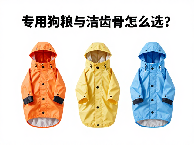 专用狗粮与洁齿骨怎么选?宠物雨衣选购指南