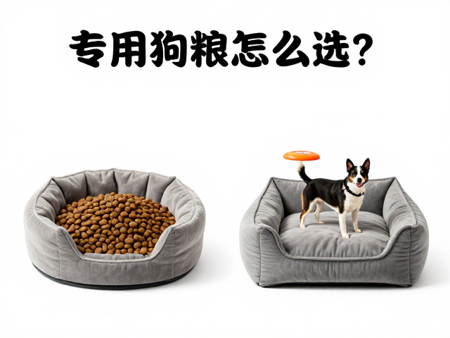 专用狗粮怎么选?圆形方形狗窝对比,搭配飞盘遛狗指南