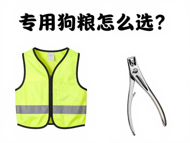 专用狗粮怎么选?反光背心与指甲剪的宠物护理搭配指南