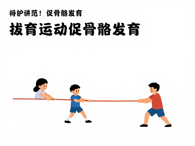 拔河互动促骨骼发育,每日运动量标准参考