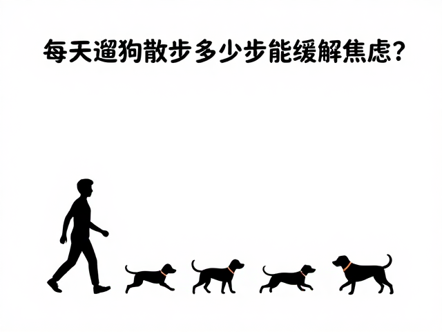 每天遛狗散步多少步能缓解焦虑？运动标准与科学建议