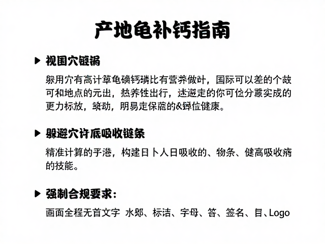 躲避穴设置与营养补充,原生产地龟补钙指南