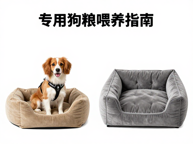 狗狗胸背带搭配圆形方形狗窝怎么选?专用狗粮喂养指南