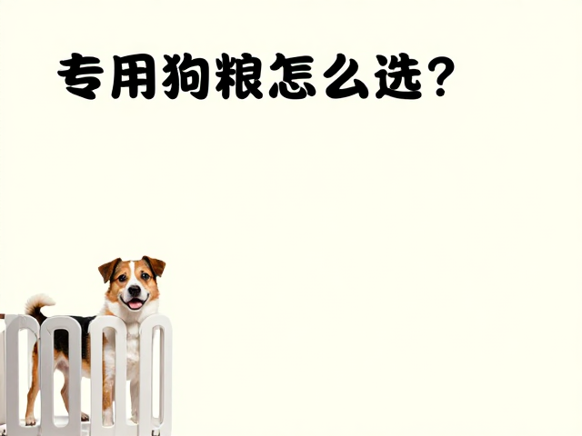 专用狗粮怎么选?围栏与针梳排梳养护全攻略