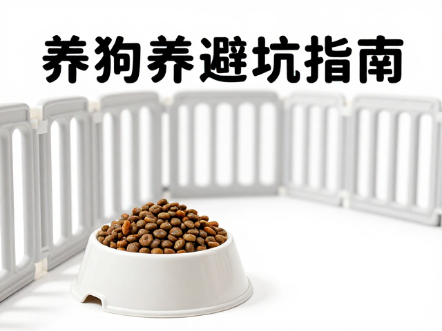 专用狗粮,防打翻食盆,围栏,养狗避坑指南,告别拆家与浪费