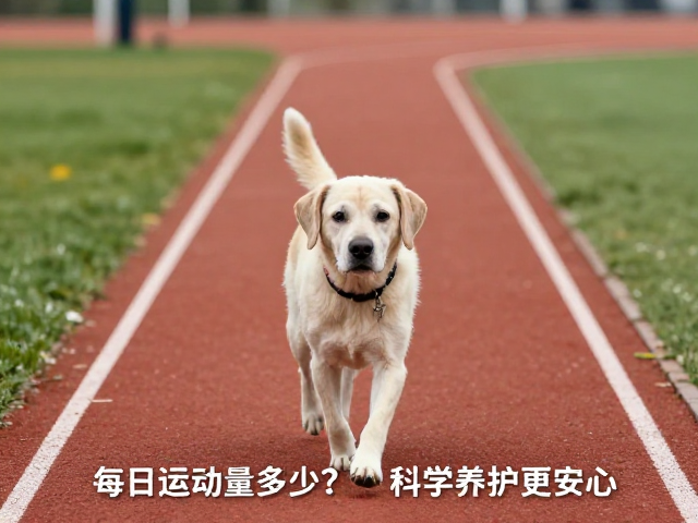 老年犬每日运动量多少?专用跑道减量指南,科学养护更安心