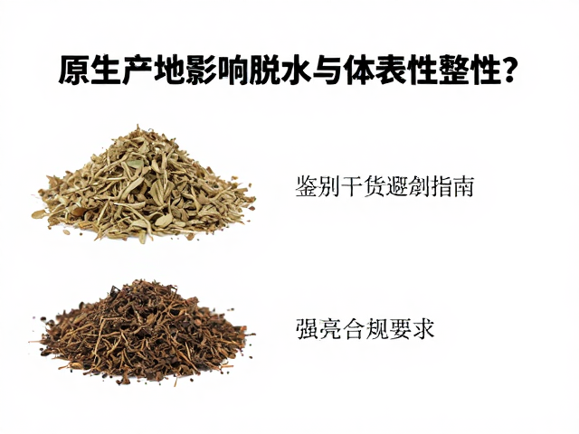 原生产地影响脱水与体表完整性？鉴别干货避坑指南