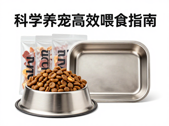 专用狗粮搭配不锈钢餐盘与训练零食袋，科学养宠高效喂食指南
