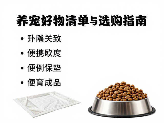 专用狗粮,便携尿垫,不锈钢餐盘,养宠好物清单与选购指南