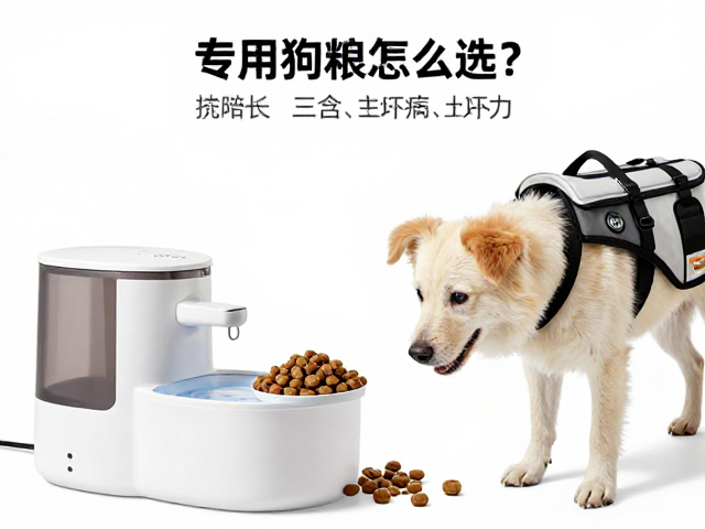 专用狗粮怎么选?搭配智能饮水机与宠物背包,打造科学养宠日常