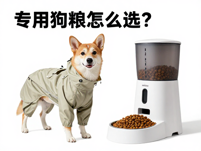 专用狗粮怎么选?搭配宠物雨衣与自动喂食器,科学养宠更省心