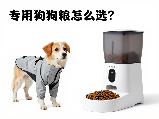 专用狗粮怎么选?搭配宠物雨衣与自动喂食器,科学养宠更省心