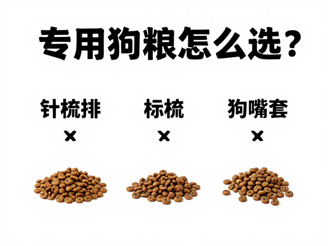 专用狗粮怎么选?针梳排梳与狗嘴套选购指南,爱宠健康必备