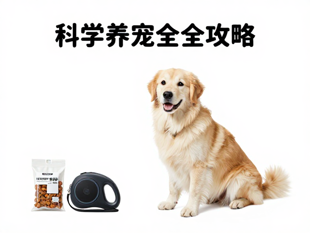 狗狗专用狗粮搭配伸缩牵引绳与训练零食袋,科学养宠全攻略