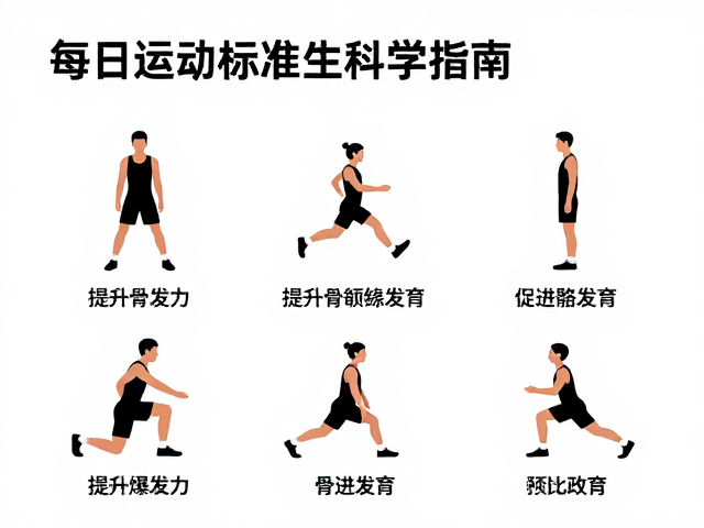 每日运动标准,提升爆发力,促进骨骼发育的科学指南
