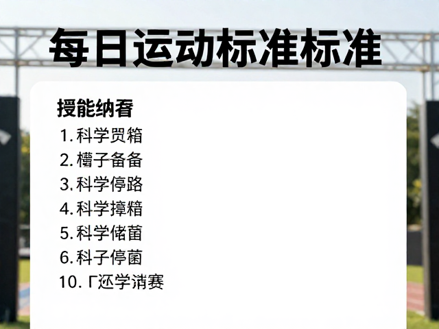 每日运动标准,障碍穿越比赛前,如何科学备赛?