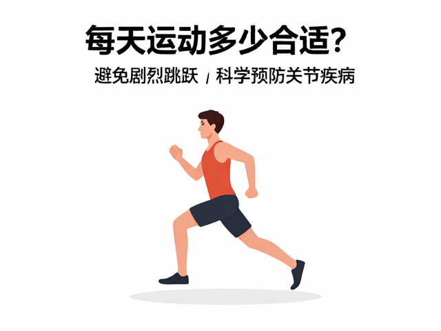 每天运动多少合适?避免剧烈跳跃,科学预防关节疾病