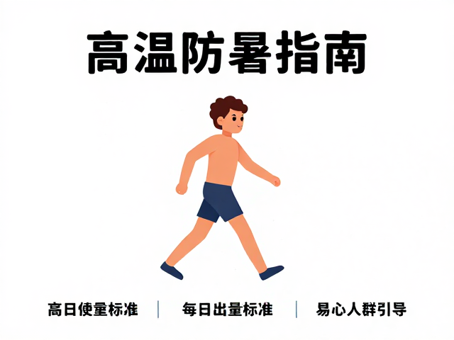 高温防暑指南,每日运动量标准与易兴奋人群引导
