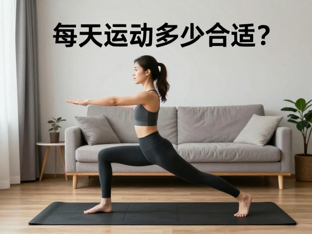 每天运动多少合适?独自在家客厅也能做的陪伴式健身指南