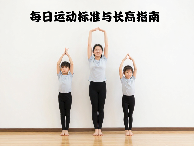 每日运动标准,通过技能表演促进骨骼发育,科学长高指南