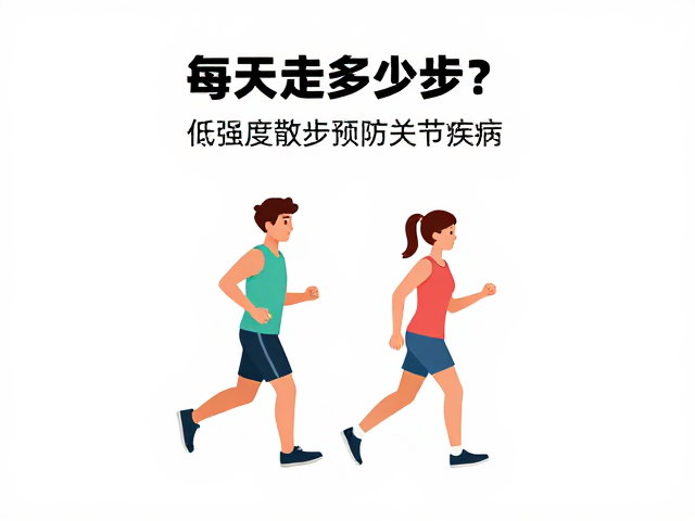 每天走多少步?低强度散步预防关节疾病,每日运动量标准解析