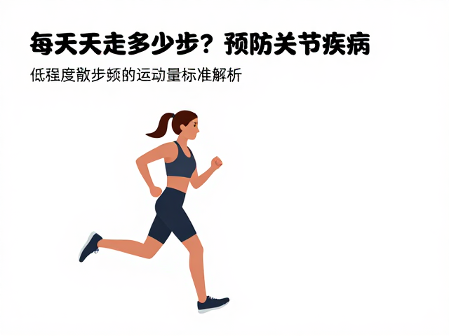 每天走多少步?低强度散步预防关节疾病,每日运动量标准解析