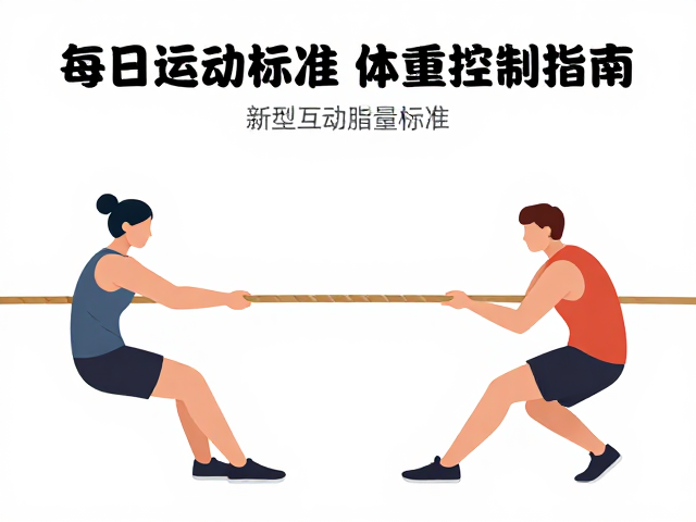 拔河互动燃脂高效!每日运动量标准与体重控制指南