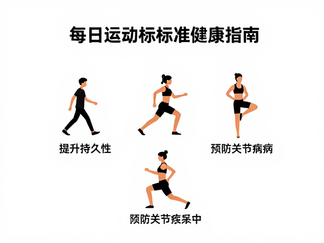 每日运动标准,提升持久性,预防关节疾病的健康指南