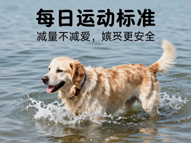 老年犬每日运动标准,减量不减爱,水中嬉戏更安全