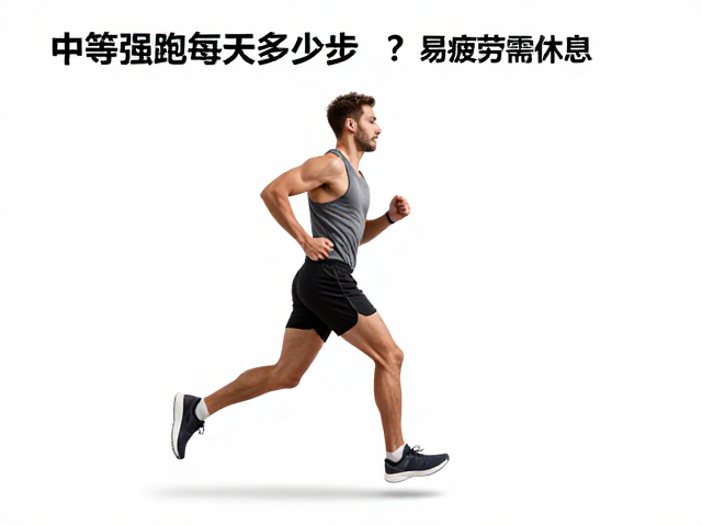 中等强度奔跑每天多少步?易疲劳需休息的运动标准