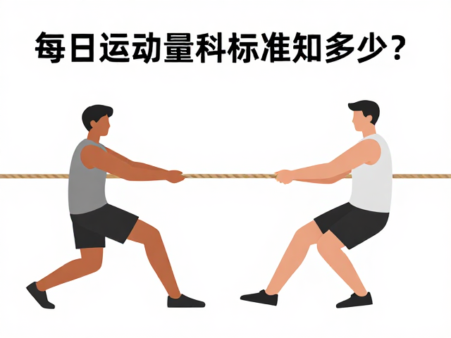 拔河互动需避免剧烈跳跃,每日运动量标准知多少?