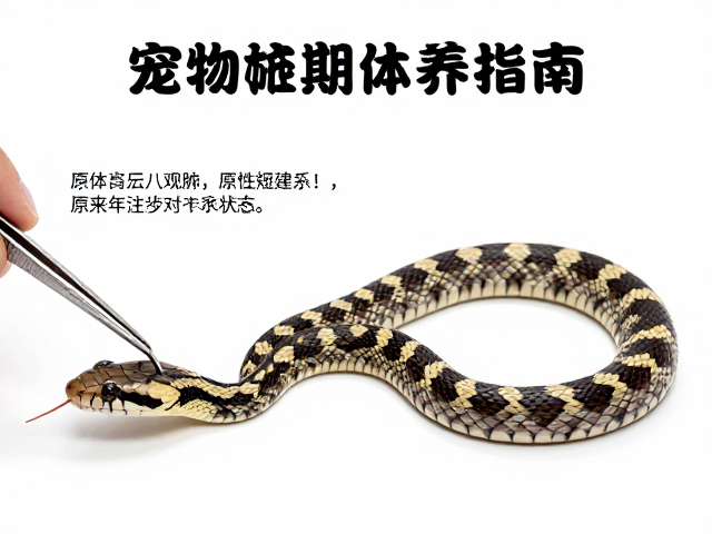 宠物蛇定期体检指南，用小镊子辅助检查步足与腹部状态，关注原生产地习性