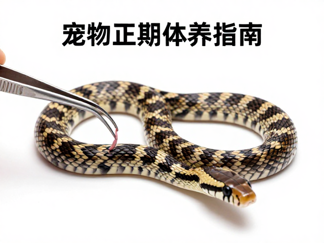 宠物蛇定期体检指南，用小镊子辅助检查步足与腹部状态，关注原生产地习性