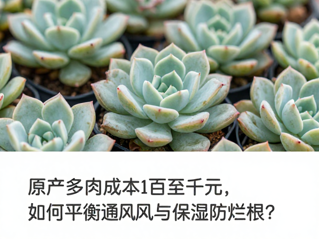 原产多肉成体数百至千元，如何平衡通风与保湿防烂根？