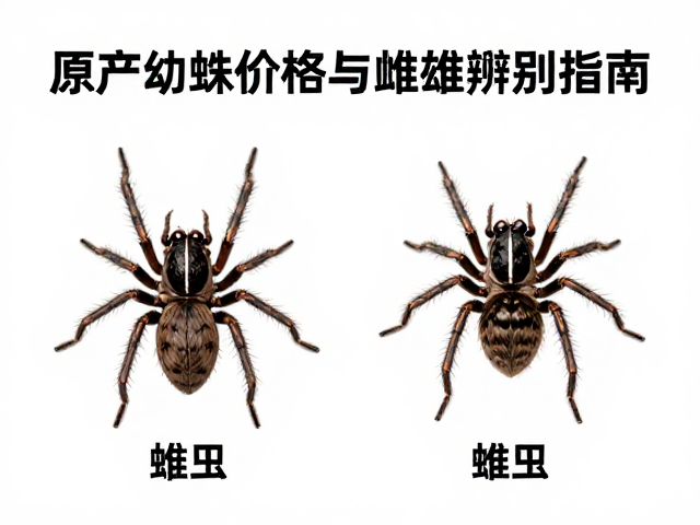 原产幼蛛价格与雌雄辨别指南,新手避坑选购攻略