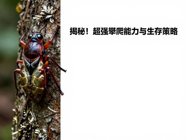温湿度影响藏身处选择，揭秘昆虫超强攀爬能力与生存策略