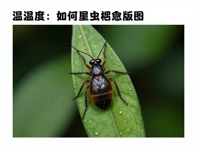 温湿度影响藏身处选择，揭秘昆虫超强攀爬能力与生存策略