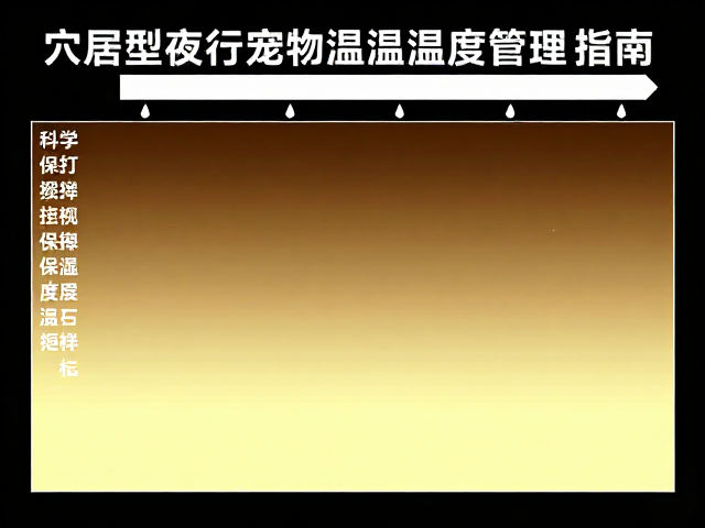 穴居型夜行宠物温湿度管理指南，恒温保湿打造舒适栖息地
