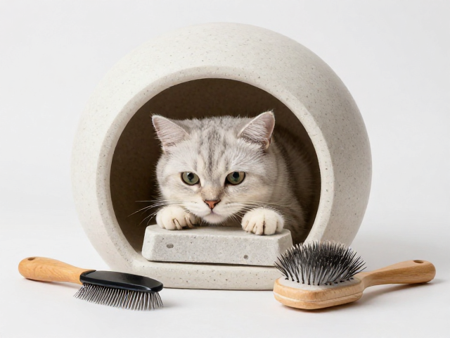 猫咪磨牙石与躲藏空间怎么选?3大梳毛技巧让毛孩更粘人