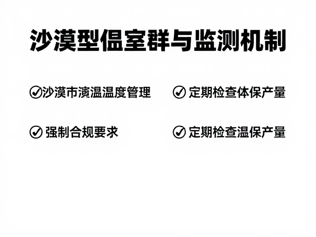 沙漠型温室温湿度管理，定期检查保产量
