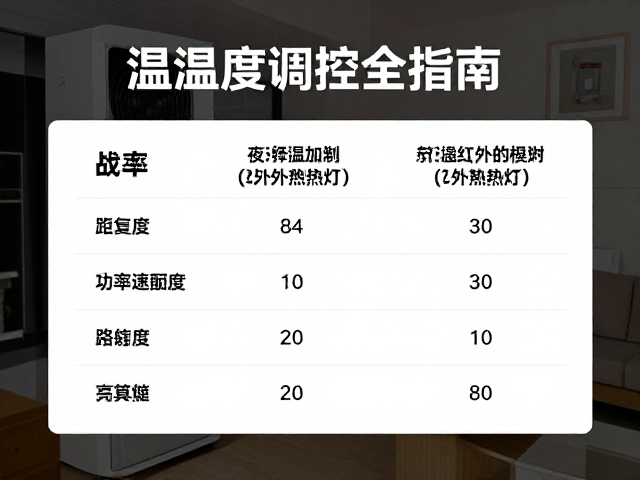 夜间降温如何选红外加热灯?温湿度调控全指南
