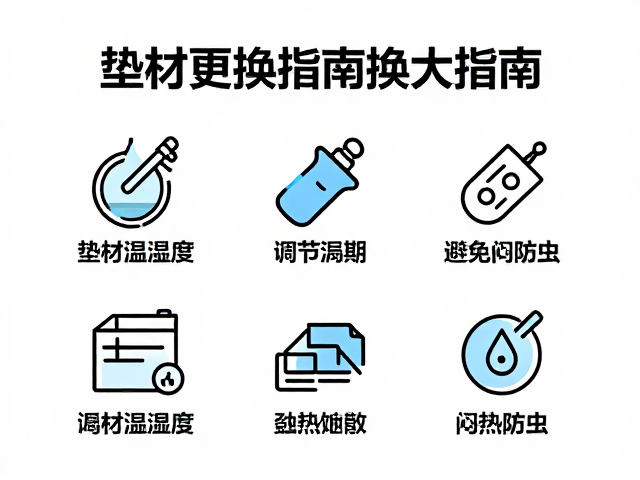 垫材更换指南，调节温湿度，避免闷热防虫