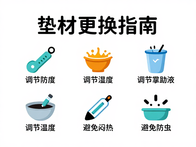 垫材更换指南，调节温湿度，避免闷热防虫