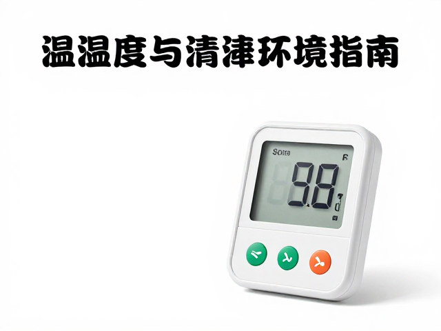 温湿度与清洁消毒指南，如何用湿度计监测保障环境健康