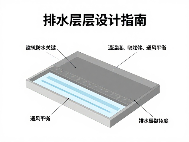 建筑防水关键，温湿度控制、通风平衡与排水层设计指南