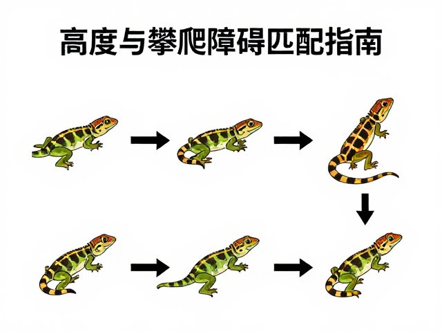 温湿度影响爬宠体型？高度与攀爬障碍匹配指南